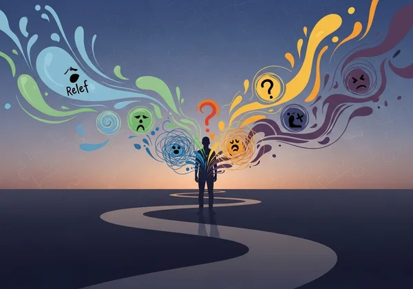 Person navigating complex emotions after receiving RAADSR results